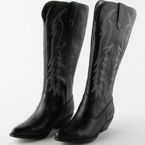 SODA BLACK WESTERN / COWGIRL BOOTS